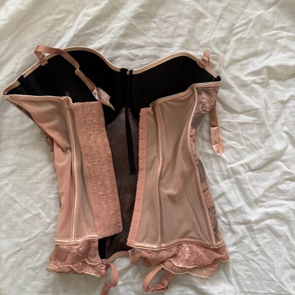 pink cherry blossom corset - Picture 3 of 3